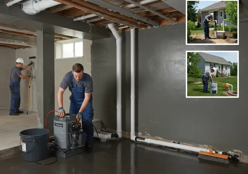 Basement Waterproofing and Flood Prevention process in Hines, OR